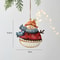Christmas Hanging Decoration Nordic Angel Cartoon Soldiers Ornaments Double Sided Iron Art Tree Dro 35