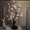 Touch Switch Table Tree Night Light USB Battery Powered Desktop Tree LED Lamp Artificial Bonsai Che 6