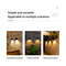LED Solar Light Outdoor Garden, Square Wall Lamp, Outdoor Courtyard Garden Fence Lighting Wall Decoration Lamp