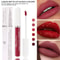 Sexy Velvet Lip Glaze Matte Liquid Lipstick Moisturizing Lipstick Long Lasting Waterproof 2