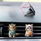 Cute cat acrylic car aromatherapy, long-lasting fragrance vent clip, decorative aromatherapy for car