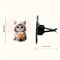Cute cat acrylic car aromatherapy, long-lasting fragrance vent clip, decorative aromatherapy for car