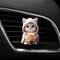 Cute cat acrylic car aromatherapy, long-lasting fragrance vent clip, decorative aromatherapy for car