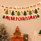 DIY Pendant Handmade Decorated For Merry Christmas Christmas Balls Flag LED String Light Hanging Ho 1