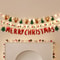 DIY Pendant Handmade Decorated For Merry Christmas Christmas Balls Flag LED String Light Hanging Ho 2