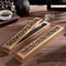 Natural Bamboo Incense Burner With Laying Plate Aromatherapy Wooden Box For Incense Storage And Bur 0