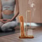 Incense Holder For Stick Anti Ash Flying Incense Burner With Glass Ash Catcher Stick Organizer For 3