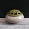 Ceramic Ice Crack Coil Incense Burner Copper Cover Aroma Diffuser Plate Colorful Antique Alloy Home 8