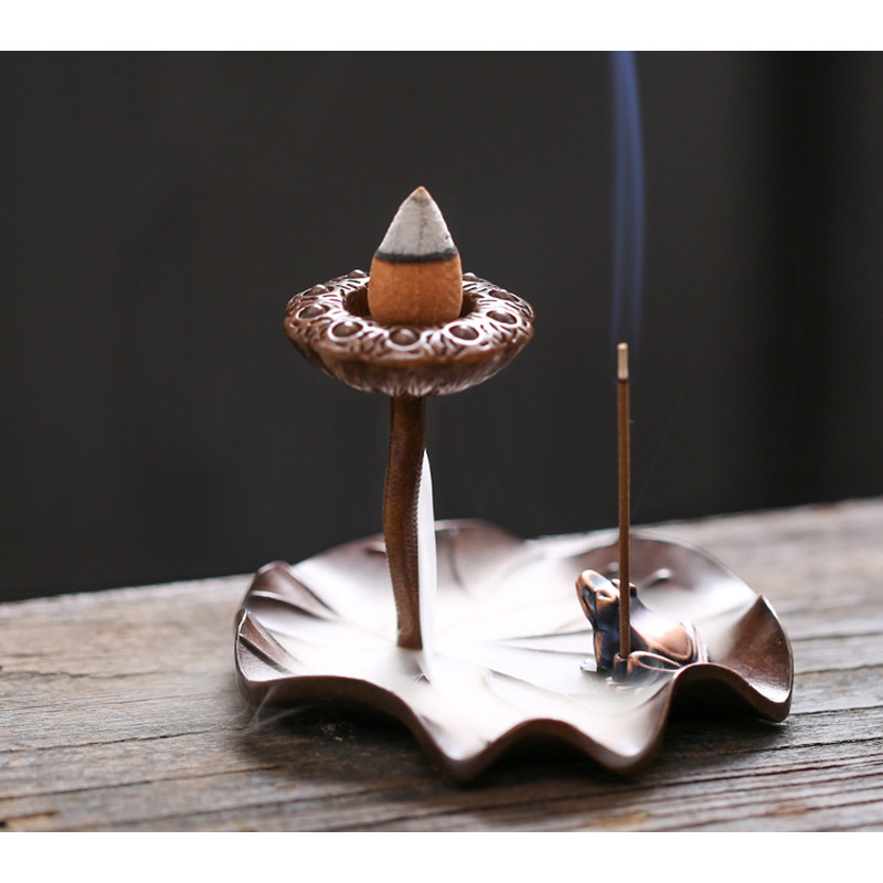 Natural Indian Cone Incense Rose Waterfall Reflux Tower Backflow Burner Fragrance For Home Tea Room 3