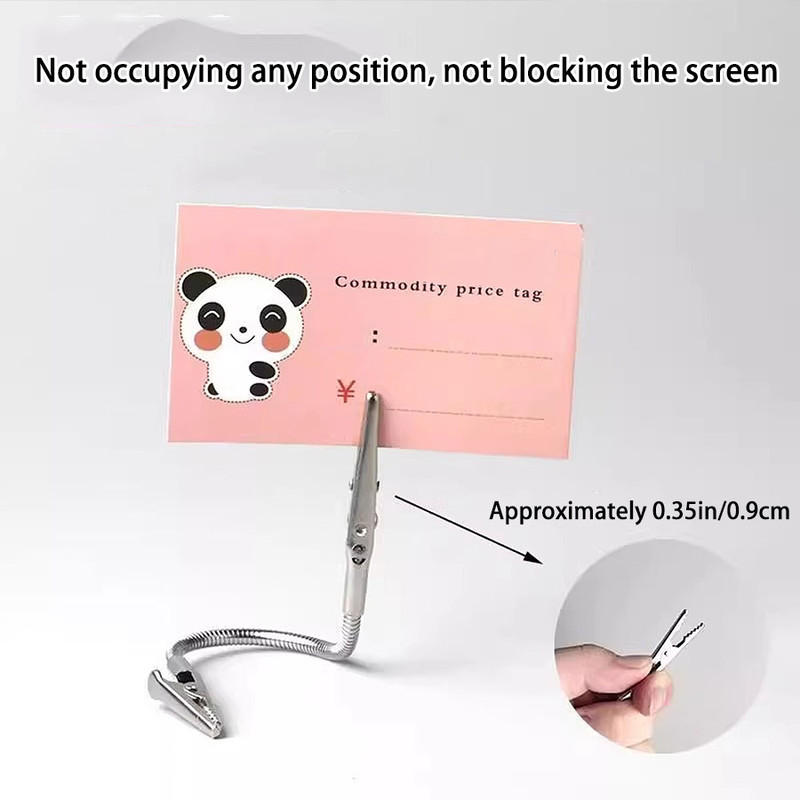 Double Headed Metal Clip, Crocodile Mosquito Coil Clip, Bendable Advertising Label Clip, Clip for Aromatic Metal Clip