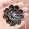 Alloy Incense Burner Stick Holder Lotus Incense Plate Sandalwood Coil Base For Temples Yoga Studio 2