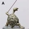 Mini Metal Turtle Incense Holder Meditation Buddha Sandalwood Stick Burner Funny Animal Home Decor 6