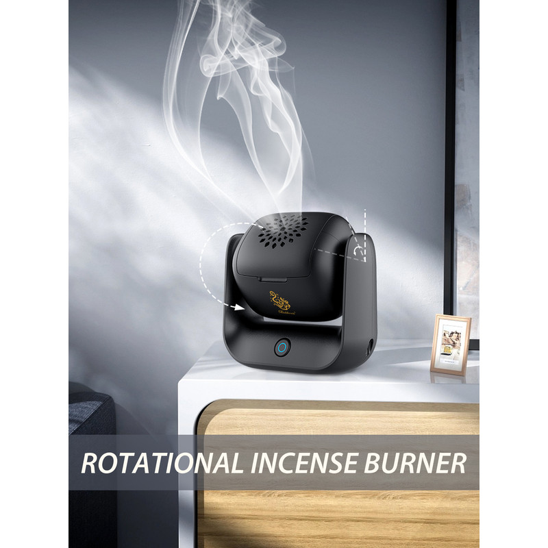 Rotatable Electronic Incense Burner, High Quality Arabian Censer, USB Rechargeable Rotational Aroma Machine