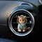 Cute cat acrylic car aromatherapy, long-lasting fragrance vent clip