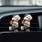 Cute cat acrylic car aromatherapy, long-lasting fragrance vent clip