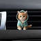 Cute cat acrylic car aromatherapy, long-lasting fragrance vent clip