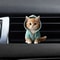 Cute cat acrylic car aromatherapy, long-lasting fragrance vent clip
