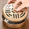 Portable Stainless Steel Round Rack Plate, Modern Spiral Cover Mosquito Coil Holder Tray, Incense Insect Repellent