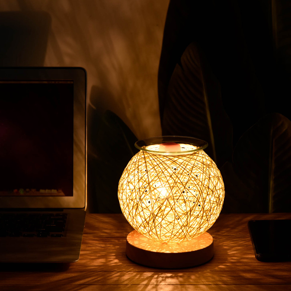 Aroma Lamp, Electric Wax Melt Burner, Aroma Diffuser, Essential Oil Light, Aromatherapy Nightlight