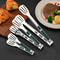 NonSlip Stainless Steel Food Tongs Meat Serving Clip Salad Bread Clamp Barbecue Grill Buffet Cookin 1