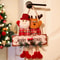 Double Headed Snowman Reindeer Door Pendant Christmas Door Decoration Window Indoor Scene Decoratio 0