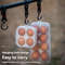 Portable Camping Shatterproof EggTray Outdoor Shockproof Egg Box Home Plastic Protection Box 5