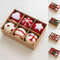 Mini Wool Christmas Tree Baubles, Handcrafted Felt Snowflake Ornaments, Festive Home & Gift Decor
