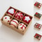 Mini Wool Christmas Tree Baubles, Handcrafted Felt Snowflake Ornaments, Festive Home & Gift Decor