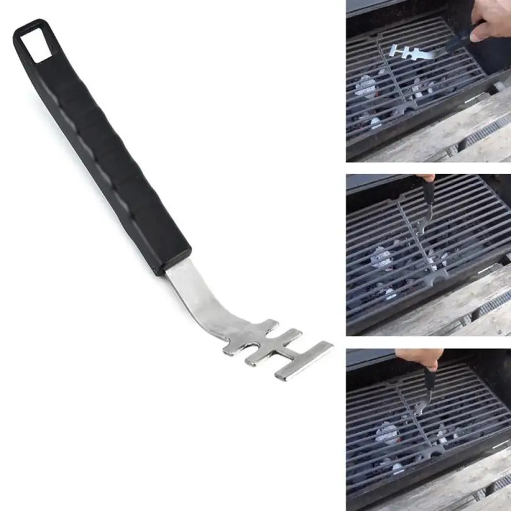 AntiScald Grill Grate Lifter HeatResistant Cooking Tool Grill Tools Accessories BBQ Grill Net Lifte 0