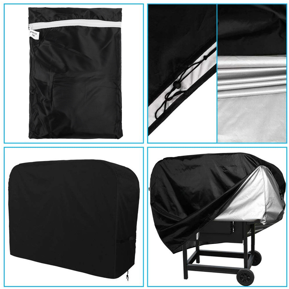 BBQ Grill Cover, Waterproof BBQ Cover, Rainproof Grill Protector, UV Garden Barbecue Cover, Outdoor Grill Accessories