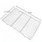 Stainless Steel Rectangular Cooling Rack Baking Tray Set BBQ Safe Small Grill Grilling Tools 7