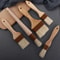 Kitchen Cooking Brushes Wooden Handle Bristle Brushes Flat Pastry Baking Brush Barbecue Oil Brush 0
