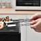 Double Needle Stainless Steel Barbecue Skewer Reusable BBQ Skewers Double Ended BBQ Fork Semi Autom 4