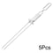 Double Needle Stainless Steel Barbecue Skewer Reusable BBQ Skewers Double Ended BBQ Fork Semi Autom 7