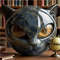 Decorative Black Cat Stone Figurine Resin Cat Head Keepsake Gift Marble Texture Cat Decor For Offic 1