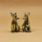 Couple Cat Ornament Vintage Brass Sculpture Intertwined Loving Cats Home Office Decoration Cat Artw 3