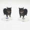 Cute Cat Acrylic Rotating Kitten Stand, Desk Decoration, Home Decor, Car, Motorcycle, Kids, Adults Gifts