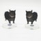 Cute Cat Acrylic Rotating Kitten Stand, Desk Decoration, Home Decor, Car, Motorcycle, Kids, Adults Gifts