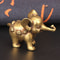 Antique Bronze Elephant Figurines Miniature Tea Pet Solid Copper Home Decor Table Ornament Animal C 2