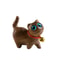 Sandalwood Cat Figurine Kawaii Cartoon Wooden Carved Cute Animal Desktop Toy Exquisite Bedroom Deco 8