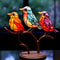 1PC Colourful Bird Desktop Decoration, Acrylic Small Ornament, Home Cubic Decoration
