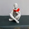 Reading Paper Pulp Woman Thinker Statue Creative Desk Decoration Modern Home Office Bookshelf Acces 1