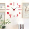 Large Sized Number Wall Clock DIY Home Decoration Living Room Bedroom Study Hotel Decor 0