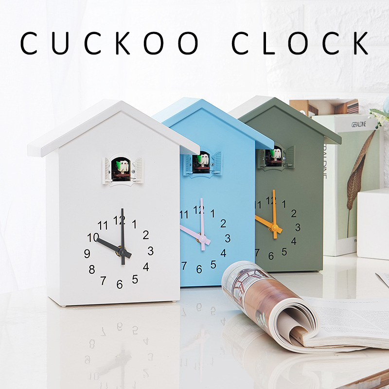 Cuckoo Quartz Wall Clock, Modern Bird Home Living Room Hanging Watch, Horologe Clocks Timer Office Home Decoration Gifts