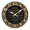 Retro Art Islamic Calligraphy Wooden Wall Clock Silent Quartz Clock Living Room Bedroom Kitchen Hom 0