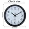 Modern simple wall clock, silent non-ticking wall clock, bedroom study living room bathroom home wall decoration clock