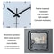Modern simple wall clock, silent non-ticking wall clock, bedroom study living room bathroom home wall decoration clock