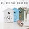 Cuckoo Wall Clock, Integer Time Reported, Low Noise Sports Pendulum Wall Art Home Decor