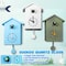 Cuckoo Wall Clock, Integer Time Reported, Low Noise Sports Pendulum Wall Art Home Decor