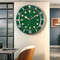 European Style Minimalist Quartz Clock, Metal Modern Luminous Wall Clock, Living Room Decoration Creative